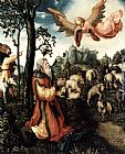 Lucas Cranach The Elder Wall Art - The Annunciation to Joachim